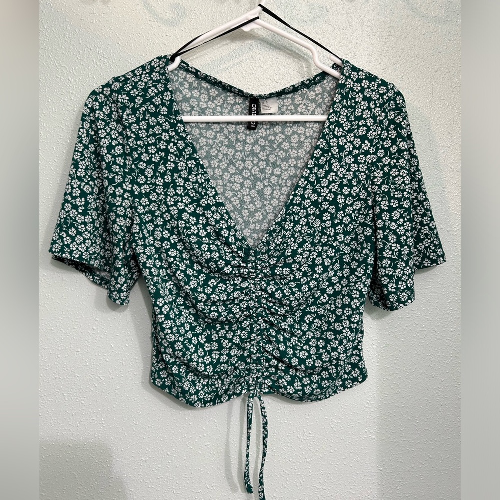 Floral crop top